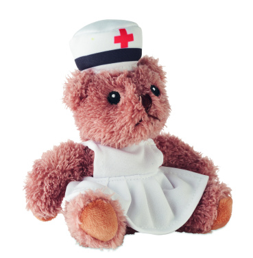 Logo trade business gifts image of: Teddy bear plush nurse