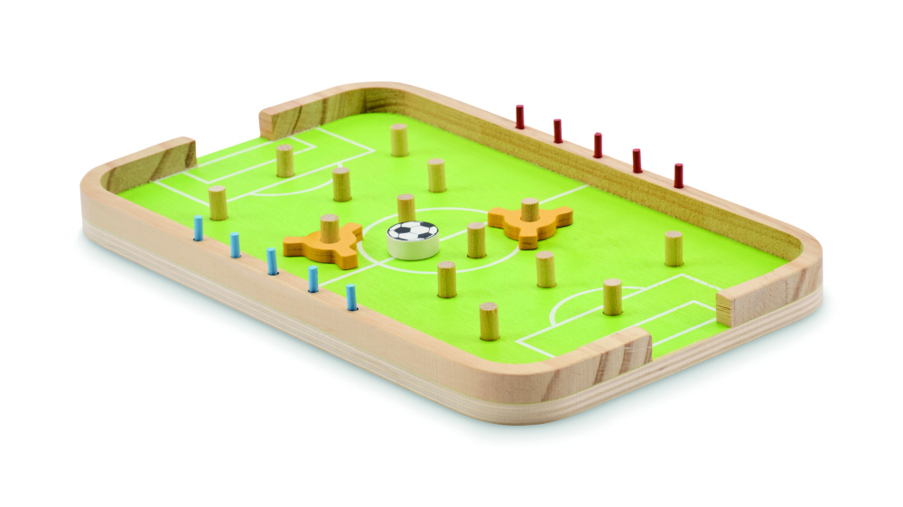 Logo trade promotional merchandise picture of: Wooden soccer game