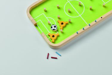 Logo trade business gifts image of: Wooden soccer game