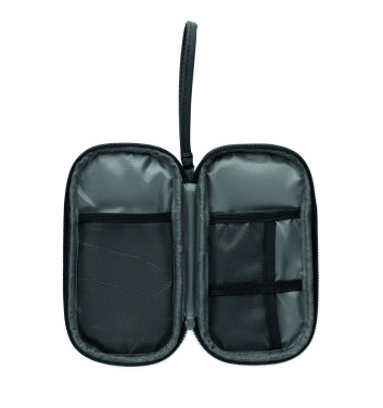 Logotrade promotional giveaway image of: Tech organiser pouch 600D RPET