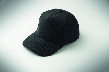 Logo trade corporate gift photo of: Corduroy 5 panel baseball cap
