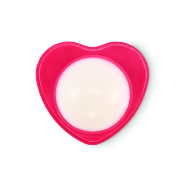 Logo trade promotional products picture of: Heart shape vegan lip balm