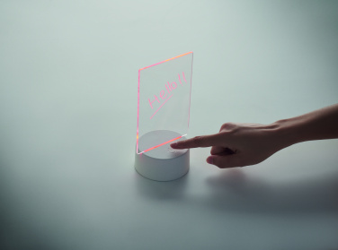 Logotrade advertising products photo of: Light-up LED memo board