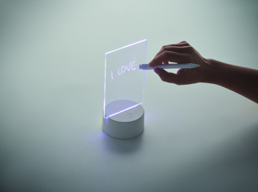 Logo trade promotional product photo of: Light-up LED memo board