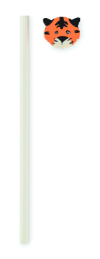 Logo trade promotional merchandise image of: Wooden pencil in animal shape