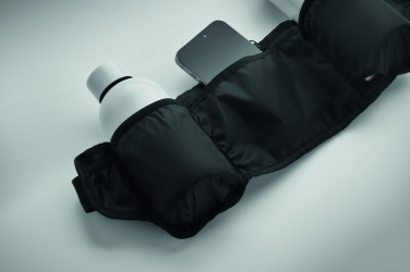 Logo trade corporate gifts image of: Sports waist bag 420D RPET