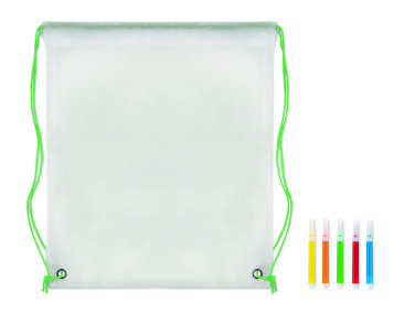 Logotrade promotional merchandise image of: Non woven kids bag with pens