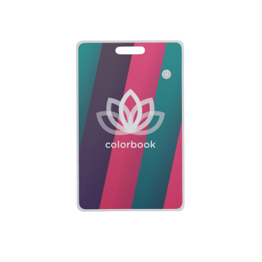 Logo trade promotional merchandise image of: Findit Dual RCS rplastic ultra-thin finder card rechargeable