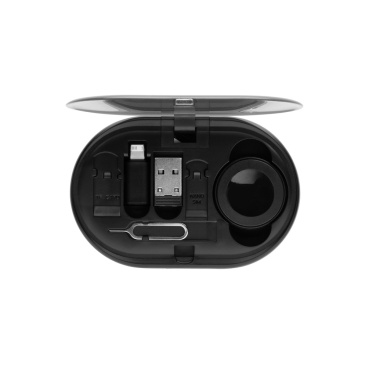 Logotrade promotional product picture of: Chargevix RCS rplastic Multi-functional 60W charging set