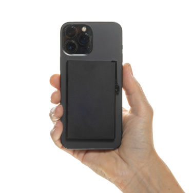 Logo trade promotional giveaways picture of: Standard aluminium RFID magnetic phone cardholder
