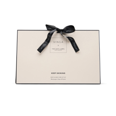 Logotrade promotional giveaway picture of: VINGA x TGL body and hand care gift set