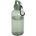 Oregon 400 ml RCS certified recycled plastic water bottle with carabiner, Heather green
