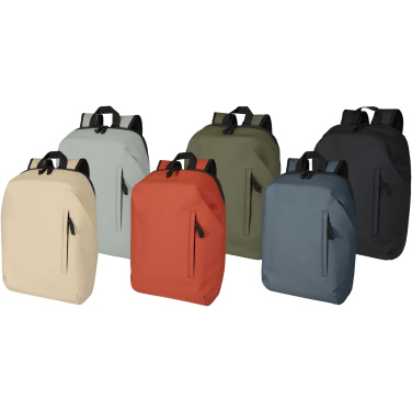 Logotrade corporate gift picture of: Resi Plus 15" GRS recycled anti-theft backpack 18L