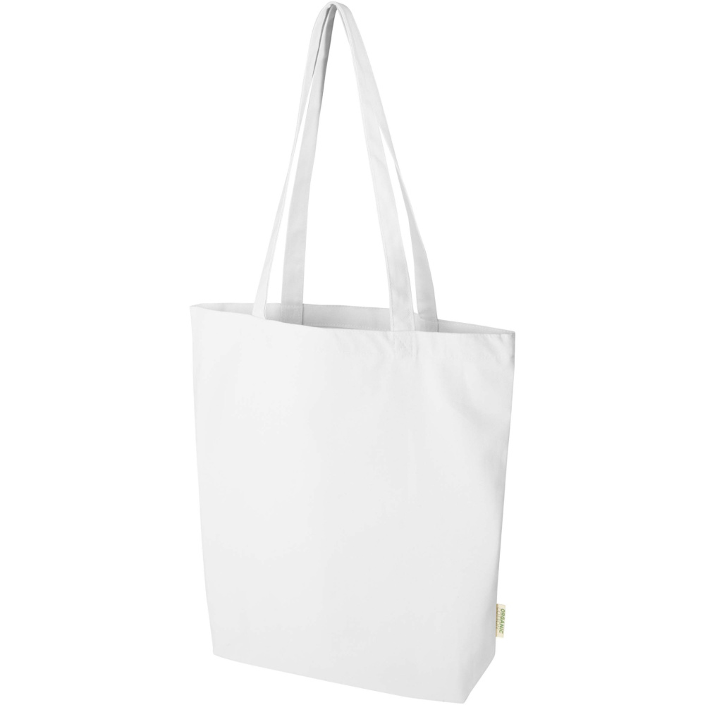 Logotrade business gift image of: Odisha 180 g/m² OCS organic wide bottom tote bag 11L