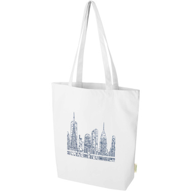 Logotrade promotional product picture of: Odisha 180 g/m² OCS organic wide bottom tote bag 11L