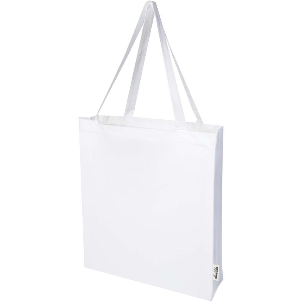 Logotrade promotional merchandise picture of: Odisha 180 g/m² OCS organic full gusset tote bag 14L