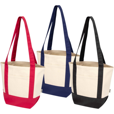 Logotrade corporate gift image of: Sam 320 g/m² GRS recycled mini cotton tote bag