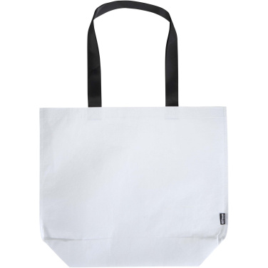 Logo trade promotional gift photo of: Duo GRS recycled double-laminated oversized tote bag 30L