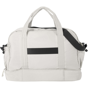 Logotrade advertising product picture of: Puffer GRS recycled duffel bag with insulated bottom 30L