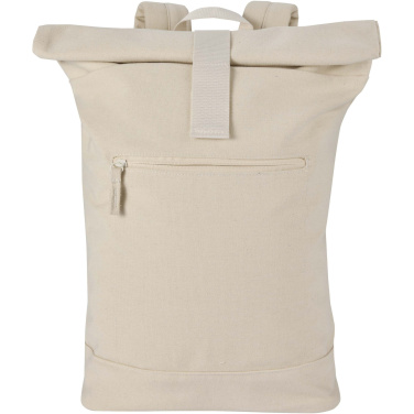 Logotrade promotional giveaway picture of: Recanvas 14” GRS recycled rolltop backpack 16L