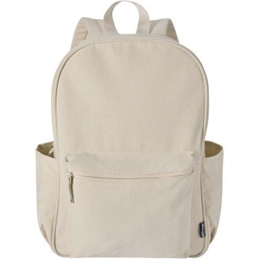 Logo trade promotional gift photo of: Recanvas 15.6” GRS recycled city backpack 16L