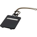 Traveler luggage tag, Black