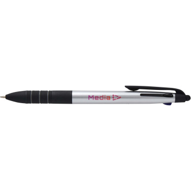 Logotrade corporate gift picture of: Trine 3-ink RCS recycled ballpoint pen with stylus