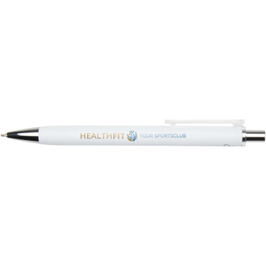 Logo trade promotional items image of: Feld RCS recycled ballpoint pen with metallic finish (black ink)