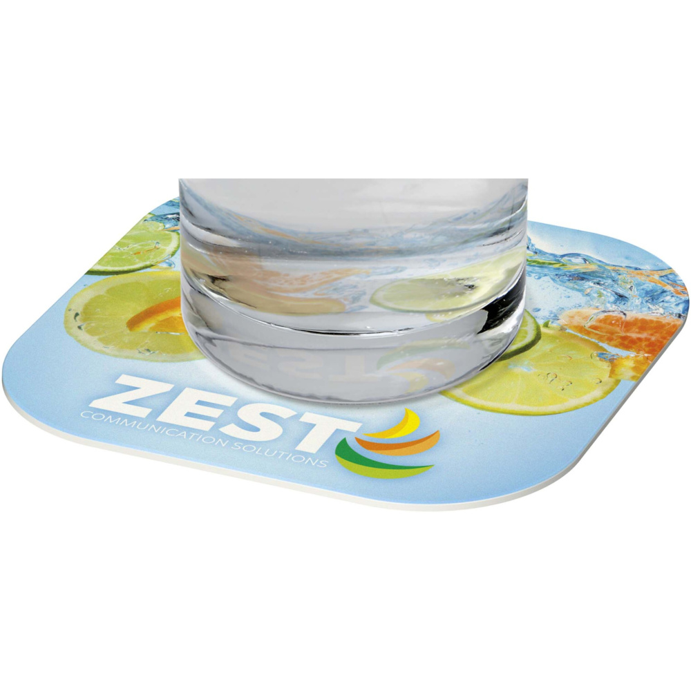 Logo trade promotional giveaways image of: Lumin square coaster