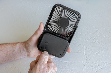 Logotrade promotional merchandise photo of: Aervina RCS recycled plastic re-chargeable desk fan