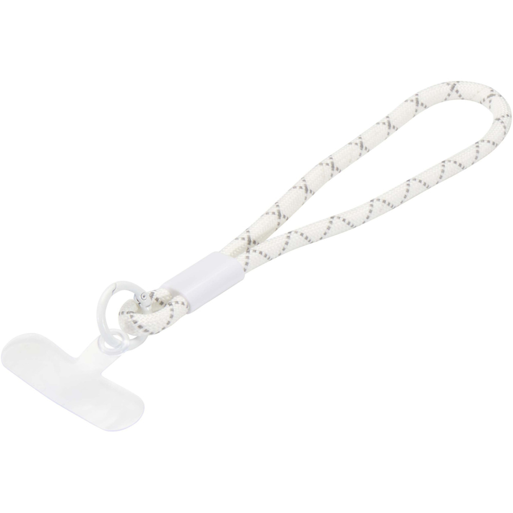 Logo trade corporate gifts image of: Arich recycled plastic smartphone wristband