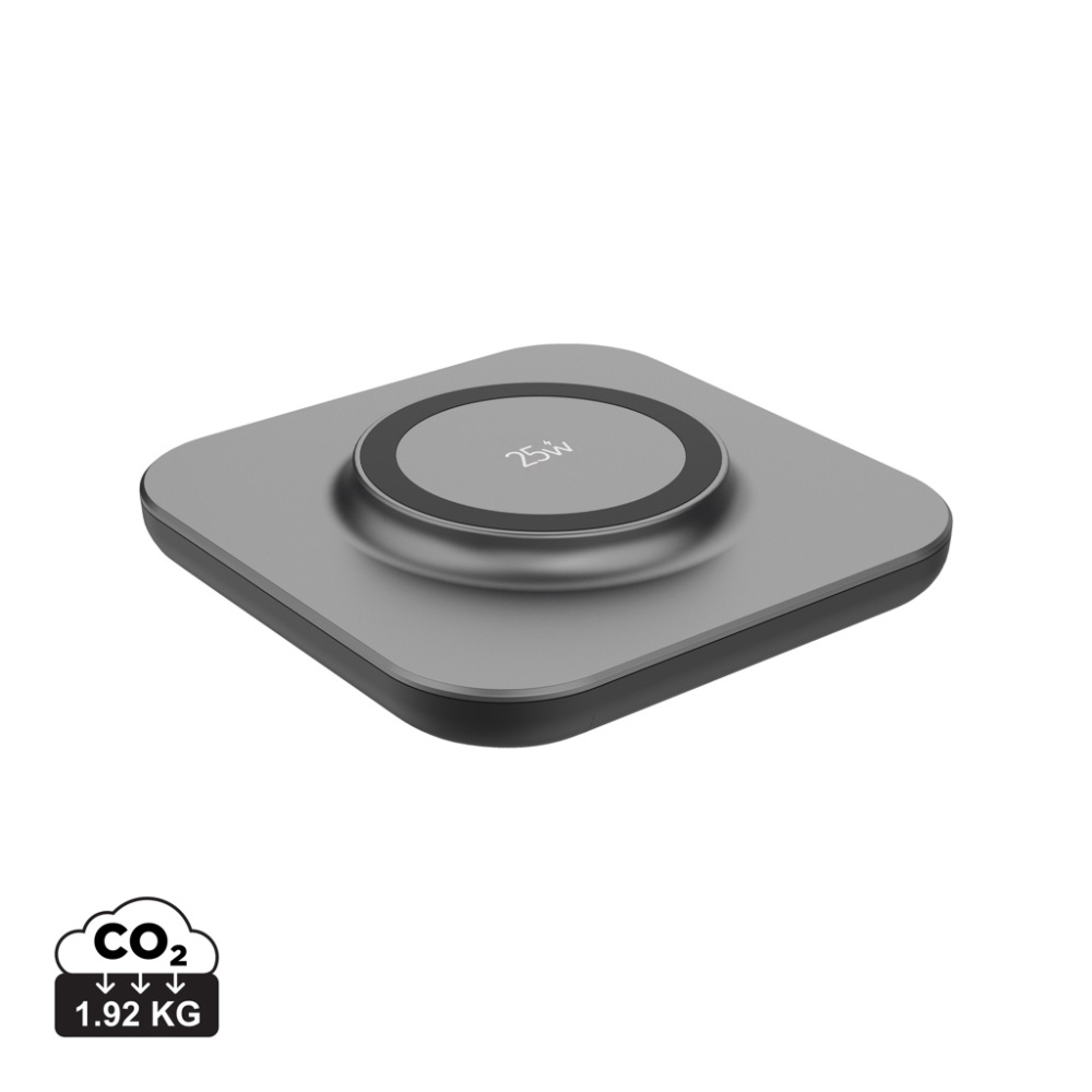 Logotrade corporate gift picture of: Quantum ultra-fast 25W magnetic wireless charging pad