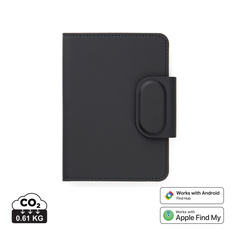 Logotrade promotional item image of: VINGA Baltimore RCS Passport Cover With Finder Dual