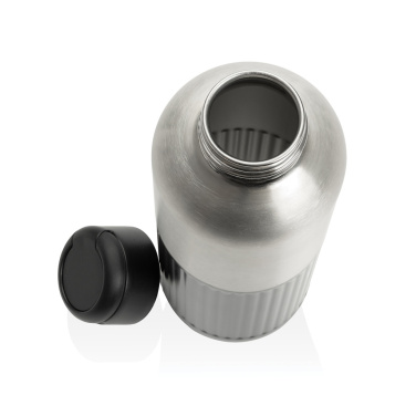 Logotrade corporate gift image of: Ripple RCS R-steel leakproof water bottle with handle 750ML