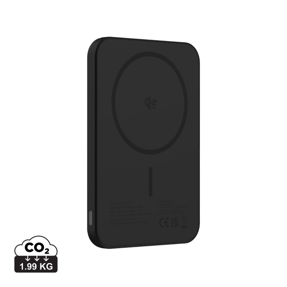 Logo trade promotional products image of: Urban Vitamin Pomona 5000mAh Qi2.2 25W magnetic powerbank