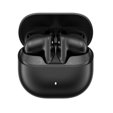 Logo trade promotional product photo of: Urban Vitamin Santa Clara RCS plastic ENC earbuds