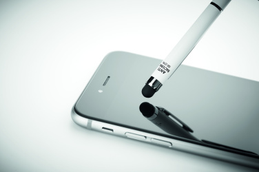 Logo trade business gifts image of: Stylus antibacterial pen