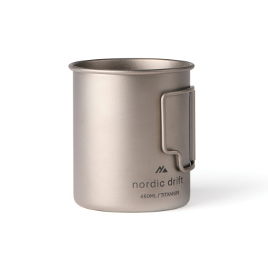 Logo trade advertising product photo of: Nordic Drift Trail Ultra Light Titanium 450ml Cup