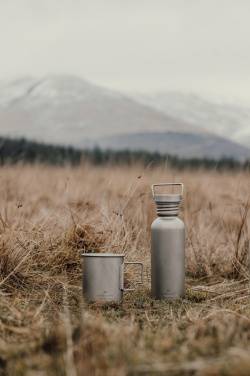 Logo trade promotional merchandise photo of: Nordic Drift Trail Ultra Light Titanium 450ml Cup