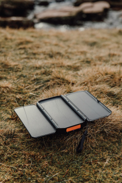 Logo trade promotional giveaways picture of: Nordic Drift Titan 10.000mAh solar powerbank with 3 panels