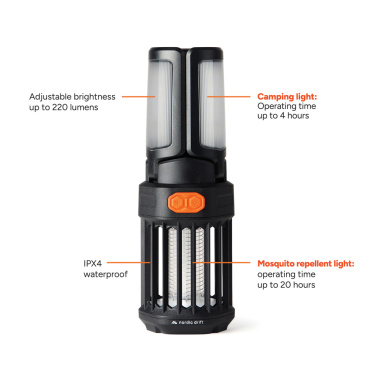 Logo trade corporate gifts picture of: Nordic Drift Titan Portable mosquito repellent camping light