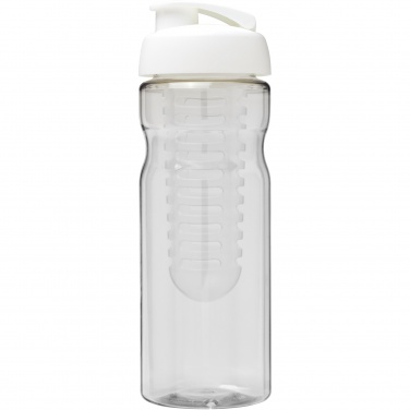 Logo trade reklaamkingituse pilt: H2O Active® Base 650 ml keeratava kaanega spordipudel ja infusioon