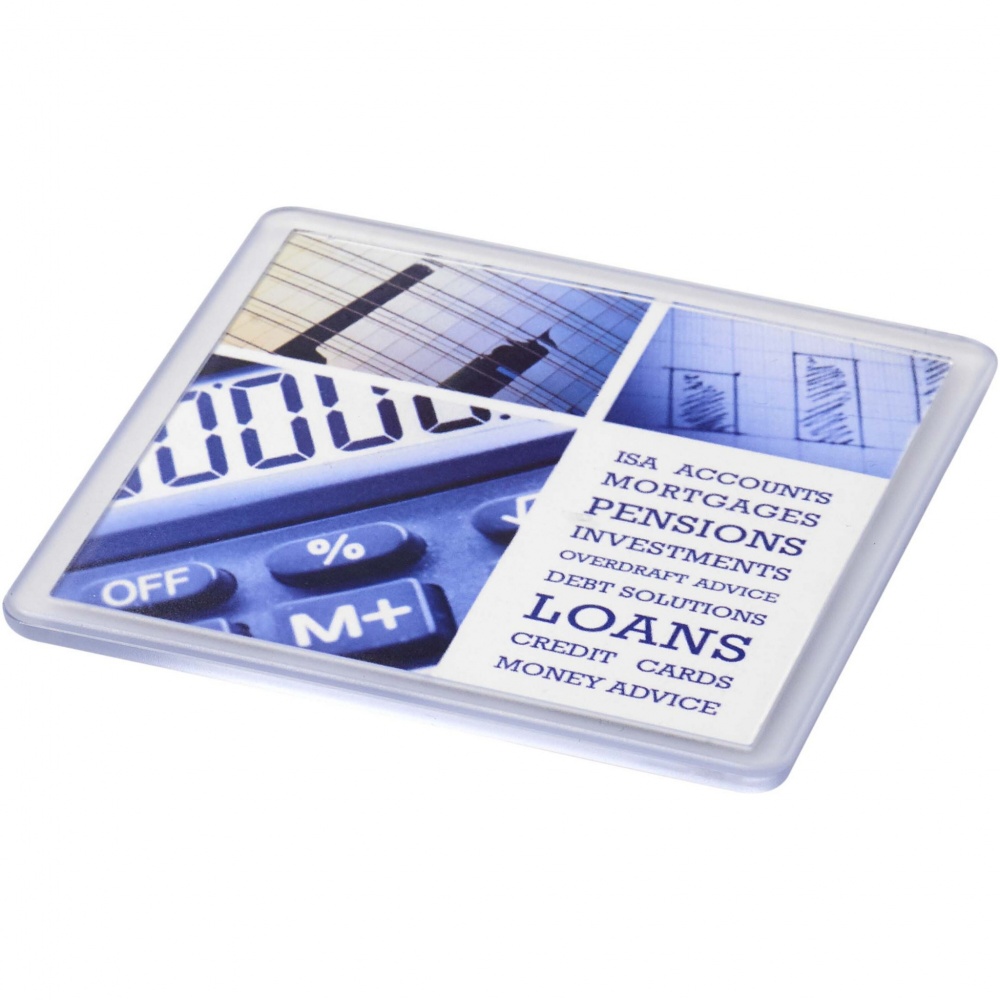 Logotrade reklaamkingituse foto: Ellisoni kandiline plastikust tassialus