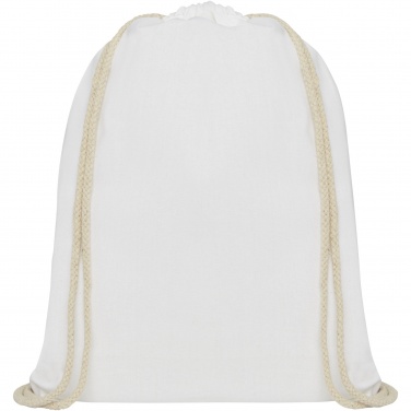 Logo trade reklaamtoote pilt: Oregon 140 g/m² puuvillane pingutusnööriga seljakott 5L