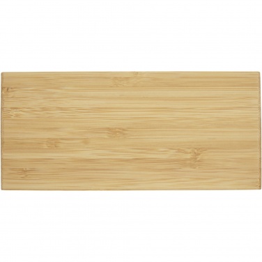 Logotrade reklaamtooted pilt: Minata bambusest juhtmevaba laadija koos kellaga