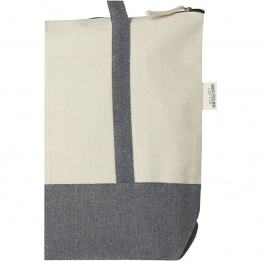 Logotrade meene foto: Repose 320 g/m² taaskasutatud puuvillast lukuga kandekott 10L