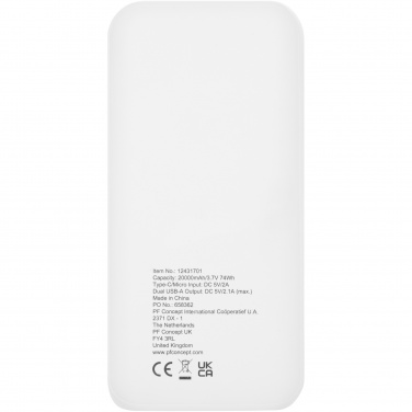 Logotrade ärikingitused pilt: Electro 20 000 mAh taaskasutatud plastist akupank 