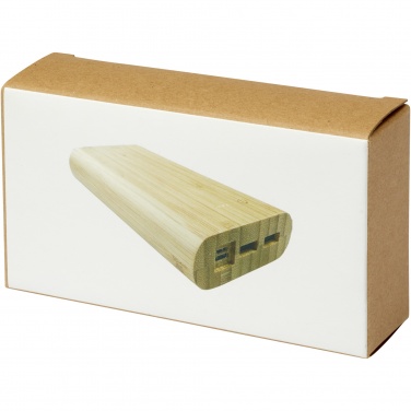 Logo trade reklaamkingituse pilt: Tulda 20 000 mAh bambusest akupank