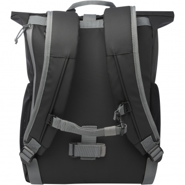 Logotrade firmakingi foto: Aqua 15" GRS taaskasutatud veekindel rulliga rattakott 20L