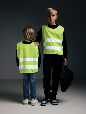 Logo trade firmakingi pilt: GRS taaskasutatud PET hästi nähtav turvavest 7-12 aastat
